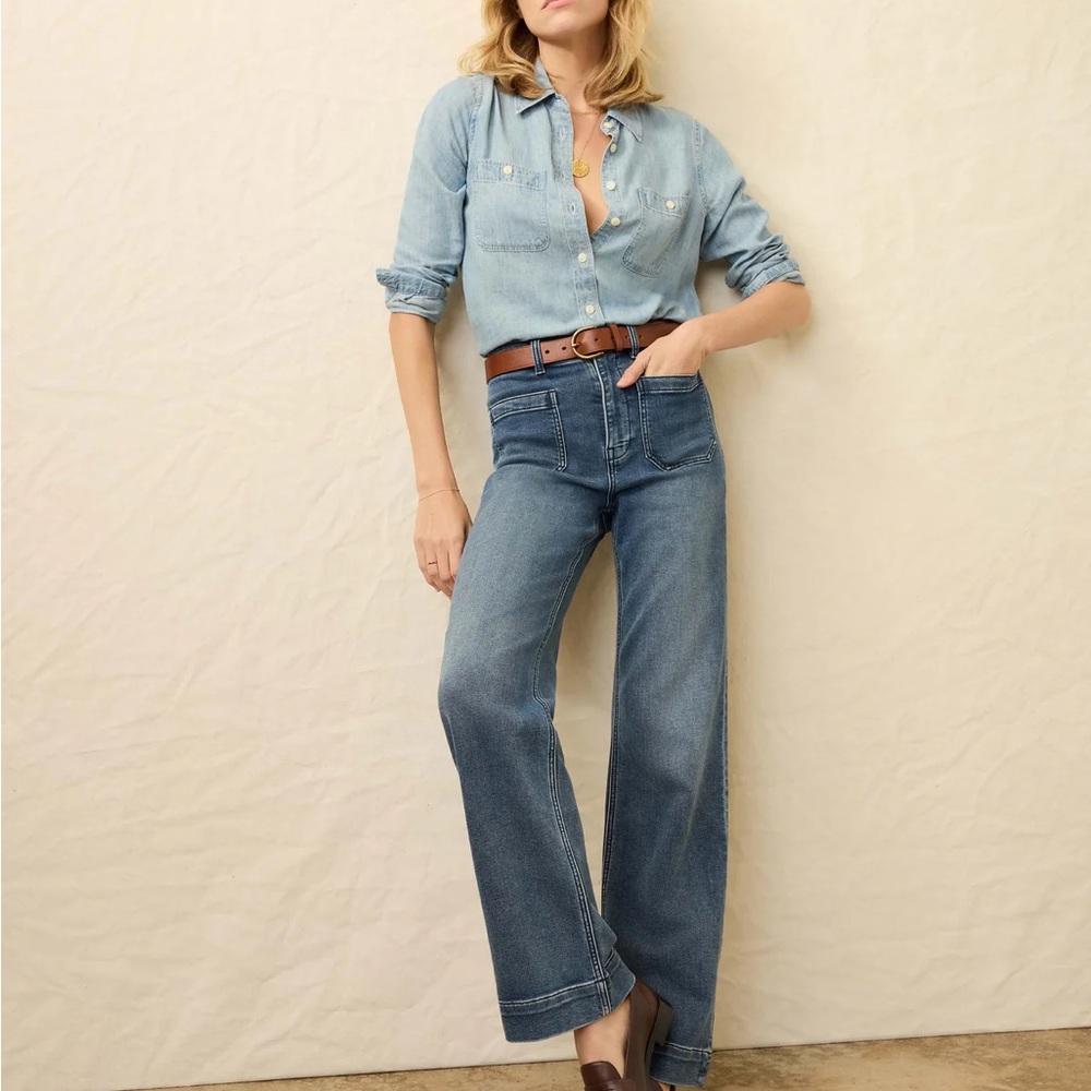 Faherty Terry Patch Pocket Pant - Riverton Wash